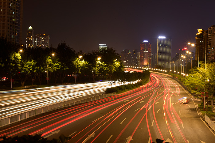 道路夜景照明