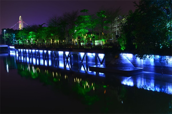 河道夜景燈光亮化